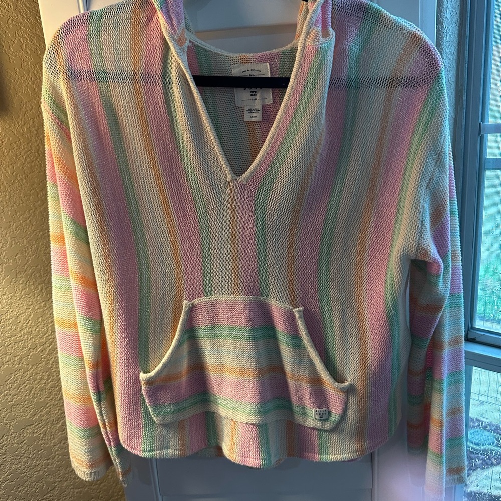 Striped Multicolor Knit Hoodie By Billabong